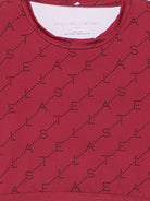 T-shirt per bambina Stella McCartney Kids rossa con monogramma TZ8C30 Z3919 416NE STELLA McCARTNEY KIDS 