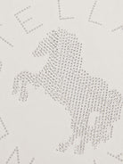T-shirt per bambina Stella McCartney Kids bianca con applicazione TZ8C91 Z3772 101 STELLA McCARTNEY KIDS 