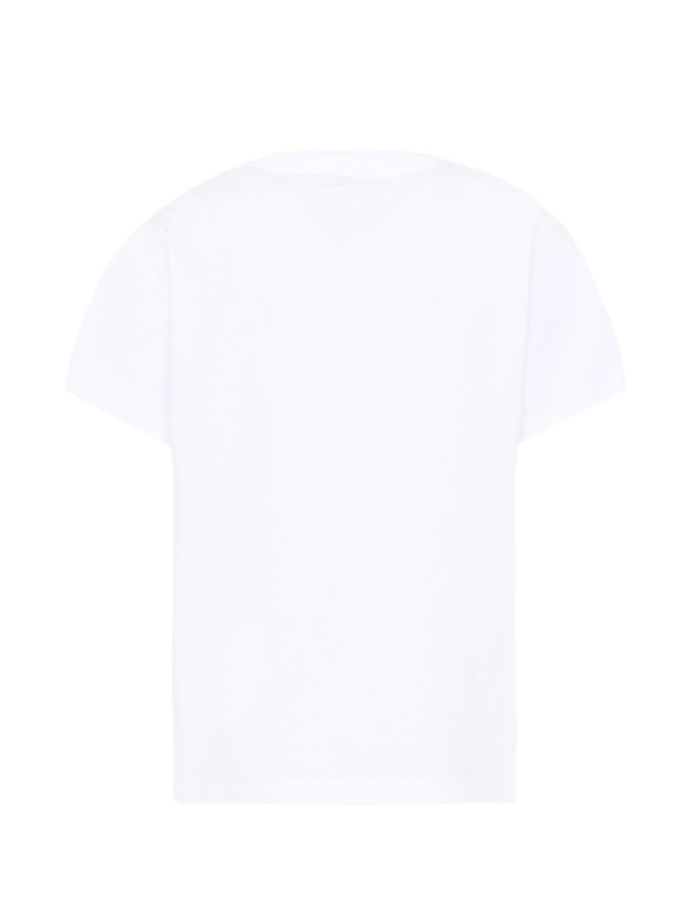 T-shirt per bambino Stella McCartney Kids bianca con stampa grafica sul davanti TZ8P41 Z3931 100 STELLA McCARTNEY KIDS 