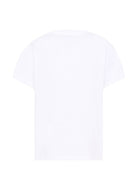 T-shirt per bambino Stella McCartney Kids bianca con stampa grafica sul davanti TZ8P41 Z3931 100 STELLA McCARTNEY KIDS 