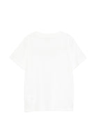 T-shirt per bambino Stella McCartney Kids bianco con stampa grafica cavalli TZ8P81 Z3772 101 STELLA McCARTNEY KIDS 