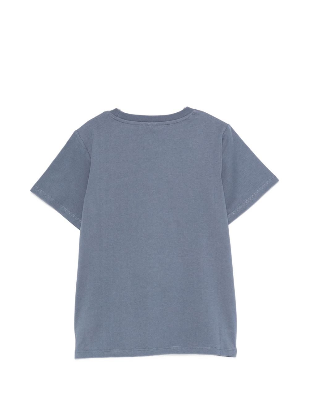 T-shirt per bambino Stella McCartney Kids blu con stampa grafica cavalli TZ8P81 Z3772 657 STELLA McCARTNEY KIDS 
