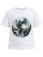 T-shirt per bambino Stella McCartney Kids bianca con stampa grafica TZ8Q71 Z3772 100 STELLA McCARTNEY KIDS 
