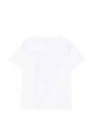 T-shirt per bambino Stella McCartney Kids bianca con stampa grafica TZ8Q81 Z3772 100 STELLA McCARTNEY KIDS 