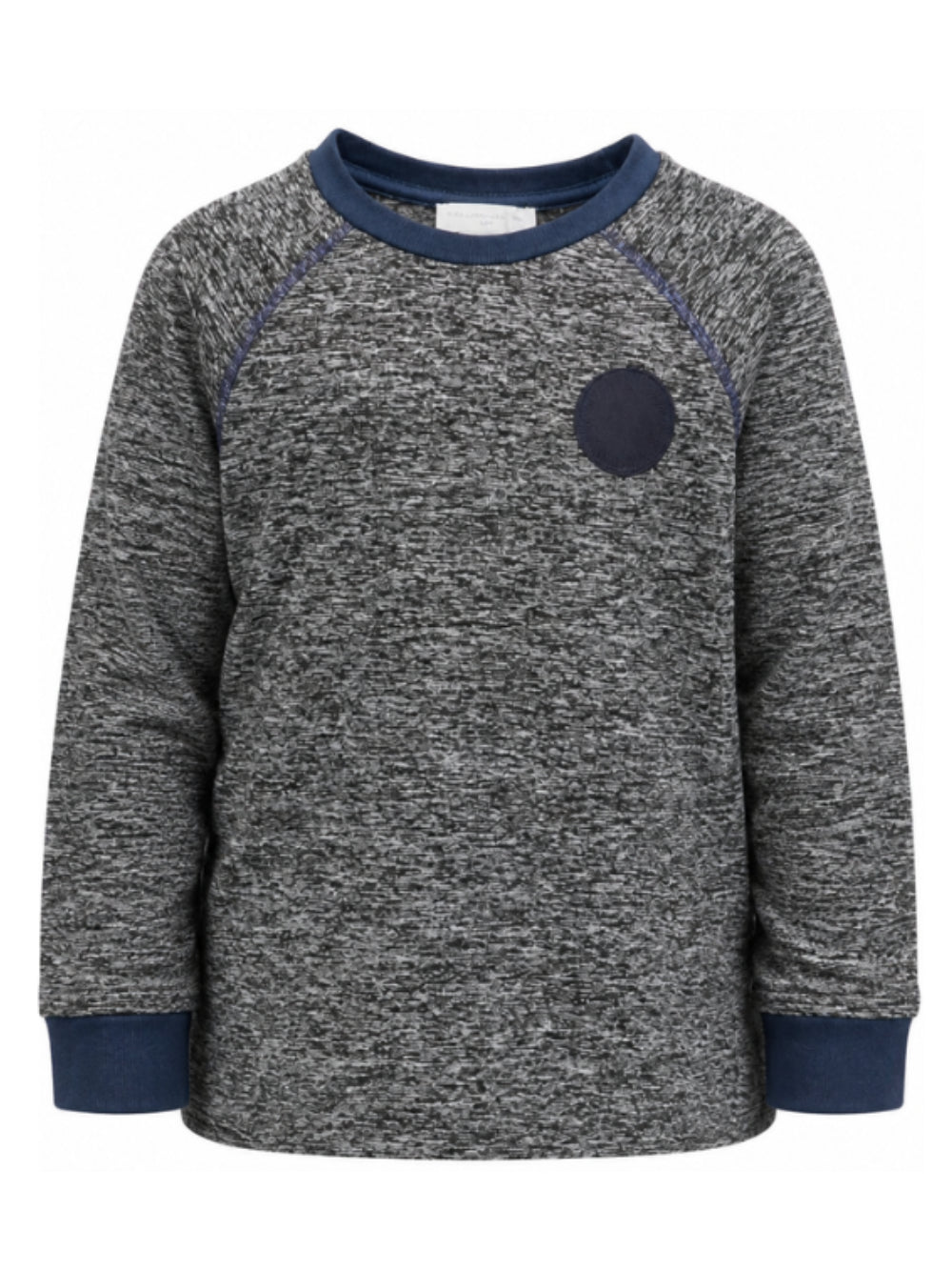 T-shirt per bambina Stella McCartney Kids grigia con bordi a contrasto TZ8R00 Z3968 999 STELLA McCARTNEY KIDS 