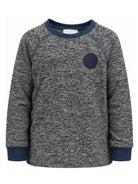 T-shirt per bambina Stella McCartney Kids grigia con bordi a contrasto TZ8R00 Z3968 999 STELLA McCARTNEY KIDS 