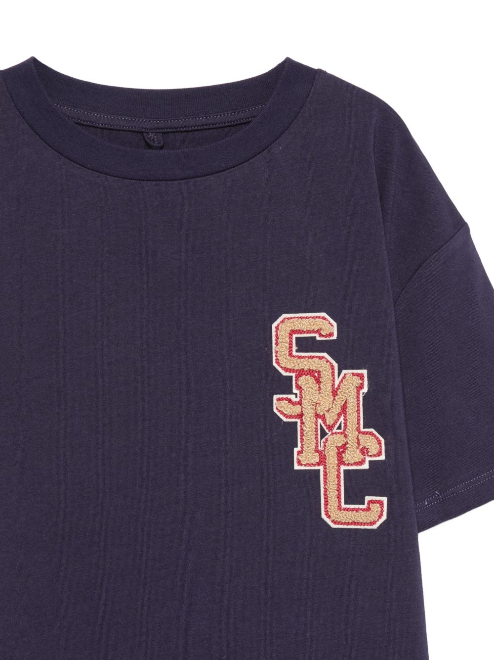 T-shirt per bambino Stella McCartney Kids blu con applicazione TZ8R31 Z3772 61L STELLA McCARTNEY KIDS 