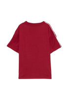 T-shirt per bambino Stella McCartney Kids rossa con stampa grafica TZ8R41 Z3772 416 STELLA McCARTNEY KIDS 