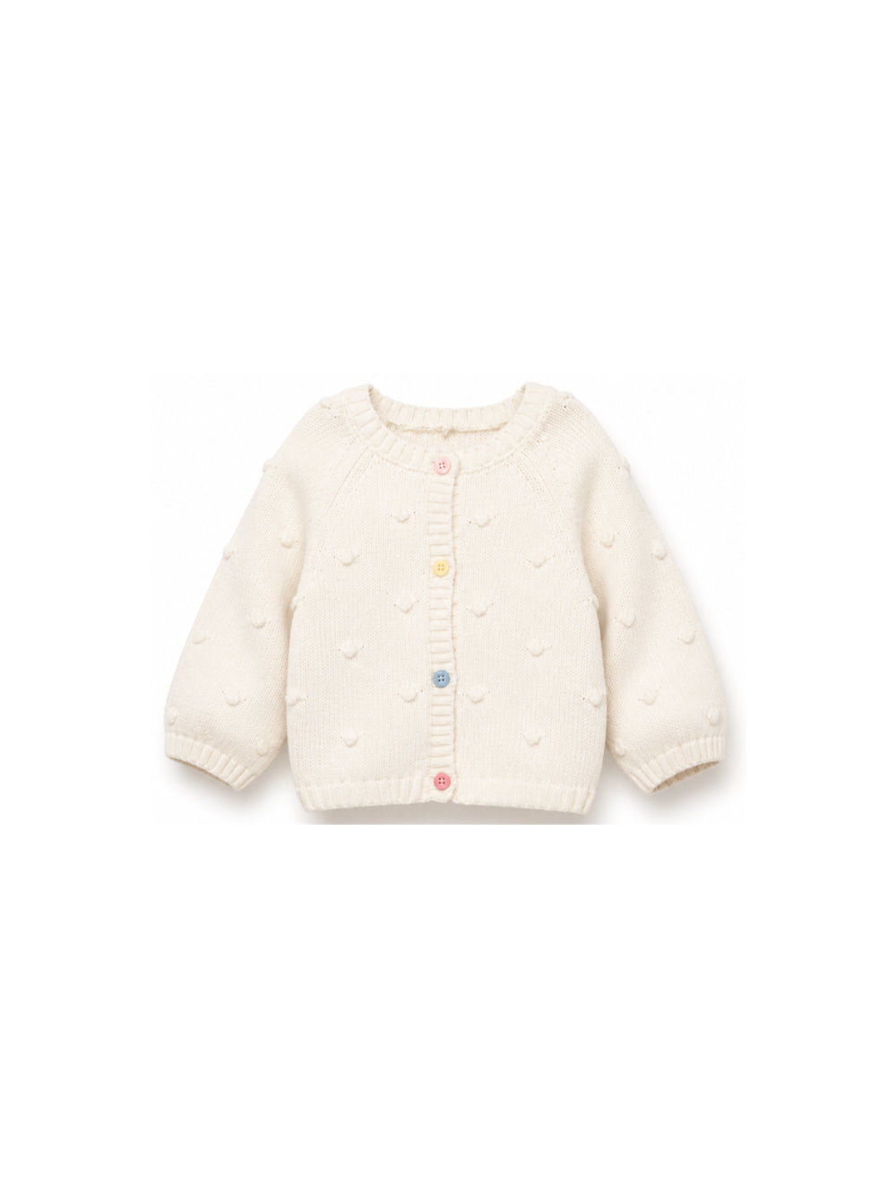 Maglione per neonata Stella McCartney Kids biege con decorazione a rilievo TZ9010 Z1528 101 STELLA McCARTNEY KIDS 