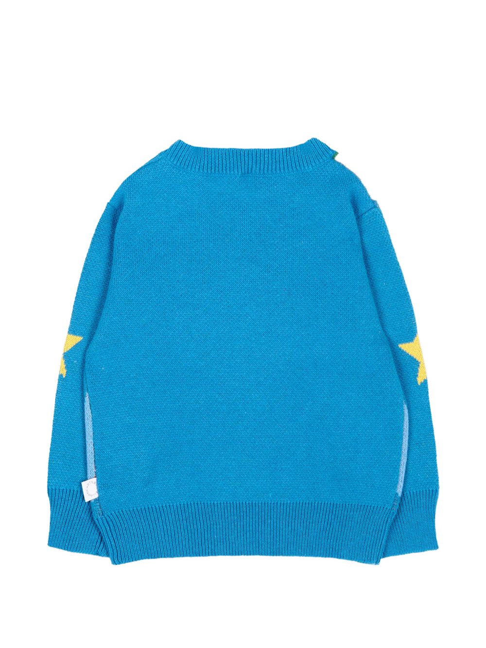 Maglione per neonato Stella McCartney Kids blu con maglia intarsiata TZ9300 Z3622 999 STELLA McCARTNEY KIDS 