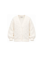 Cardigan per bambina Stella McCartney Kids beige con decorazione in rilievo TZ9A60 Z1528 101 STELLA McCARTNEY KIDS 