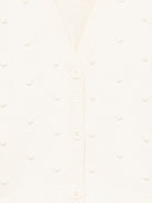 Cardigan per bambina Stella McCartney Kids beige con decorazione in rilievo TZ9A60 Z1528 101 STELLA McCARTNEY KIDS 