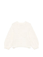 Maglione per bambina Stella McCartney Kids  beige con decorazione a rilievo TZ9A80 Z1528 101 STELLA McCARTNEY KIDS 