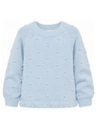 Maglione per bambina Stella McCartney Kids azzurro con decorazione a rilievo TZ9A80 Z1528 61E STELLA McCARTNEY KIDS 