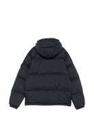Giacca imbottita per bambino Stone Island Junior blu con applicazione logo L2S164100005S0483 V0020 STONE ISLAND KIDS 