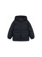 Giacca imbottita per bambino Stone Island Junior blu con applicazione logo L2S164100005S0483 V0020 STONE ISLAND KIDS 