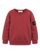 Felpa per bambino Stone Island Kids bordeaux con distintivo Compass L2S166100001S0A20 V0014 STONE ISLAND KIDS 