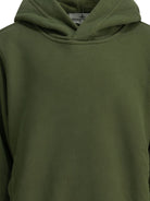 Felpa per bambino Stone Island Kids verde con applicazione Compass L2S166100003S0A20 V005G STONE ISLAND KIDS 