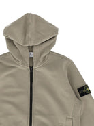 Felpa per bambino Stone Island Kids grigio con cappuccio L2S166100006S0A20 V0068 STONE ISLAND KIDS 
