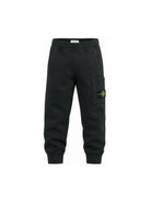 Pantaloni cargo per bambino Stone Island Kids nero con applicazione sulla gamba L2S166200002S0A20 V0029 STONE ISLAND KIDS 