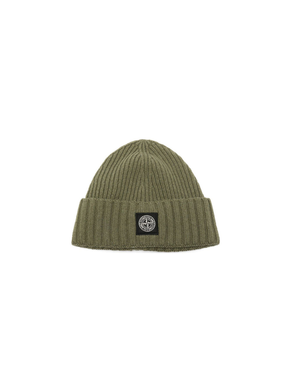 Berretto per bambino Stone Island Junior verde con applicazione L2S16N100003S00M3 V0055 STONE ISLAND KIDS 