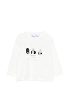 T-shirt per neonato Tartine & Chocolat bianco con stampa grafica CD10031 13 TArtine & Chocolat KIDS 