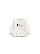 T-shirt per neonato Tartine & Chocolat bianco con stampa grafica CD10031 13 TArtine & Chocolat KIDS 