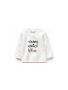 T-shirt per neonato Tartine & Chocolat bianca con stampa grafica CD10031 72 TArtine & Chocolat KIDS 