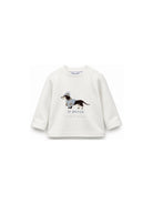 T-shirt per neonato Tartine & Chocolat bianca con stampa grafica CD10041 13 TArtine & Chocolat KIDS 