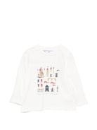 T-shirt per neonato Tartine & Chocolat bianca con stampa grafica CD10041 39 TArtine & Chocolat KIDS 