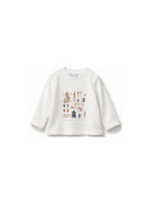 T-shirt per neonato Tartine & Chocolat bianca con stampa grafica CD10041 39 TArtine & Chocolat KIDS 