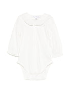 Body per neonata Tartine & Chocolat bianco con colletto ricamato CD11000 13 TArtine & Chocolat KIDS 