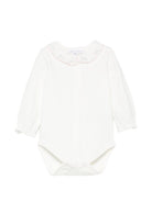 Body per neonata Tartine & Chocolat bianco con colletto ricamato CD11010 13 TArtine & Chocolat KIDS 
