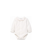 Body per neonata Tartine & Chocolat bianco con colletto ricamato CD11010 13 TArtine & Chocolat KIDS 
