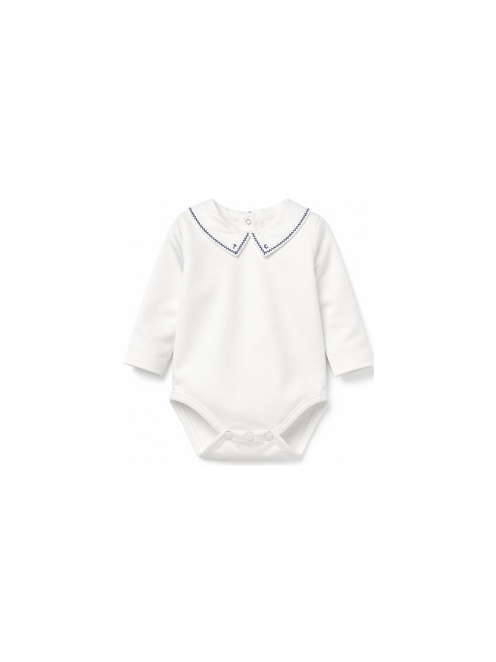 Tutina per neonato Tartine & Chocolat bianca con colletto ricamato CD11011 13 TArtine & Chocolat KIDS 