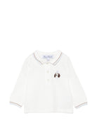 Polo per neonato Tartine Et Chocolat bianca con ricamo cane CD11031 13 TArtine & Chocolat KIDS 