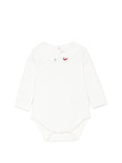 Tutina per neonato Tartine & Chocolat bianca con colletto ricamato CD11041 04 TArtine & Chocolat KIDS 