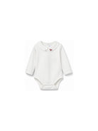 Tutina per neonato Tartine & Chocolat bianca con colletto ricamato CD11041 04 TArtine & Chocolat KIDS 