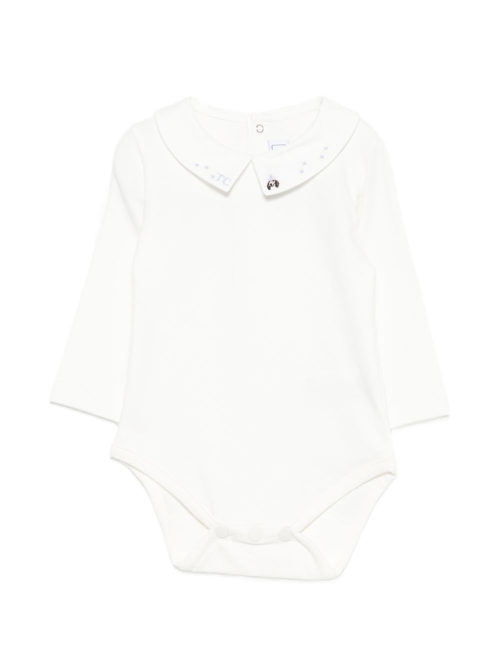 Tutina per neonato Tartine & Chocolat bianca con colletto ricamato CD11041 40 TArtine & Chocolat KIDS 