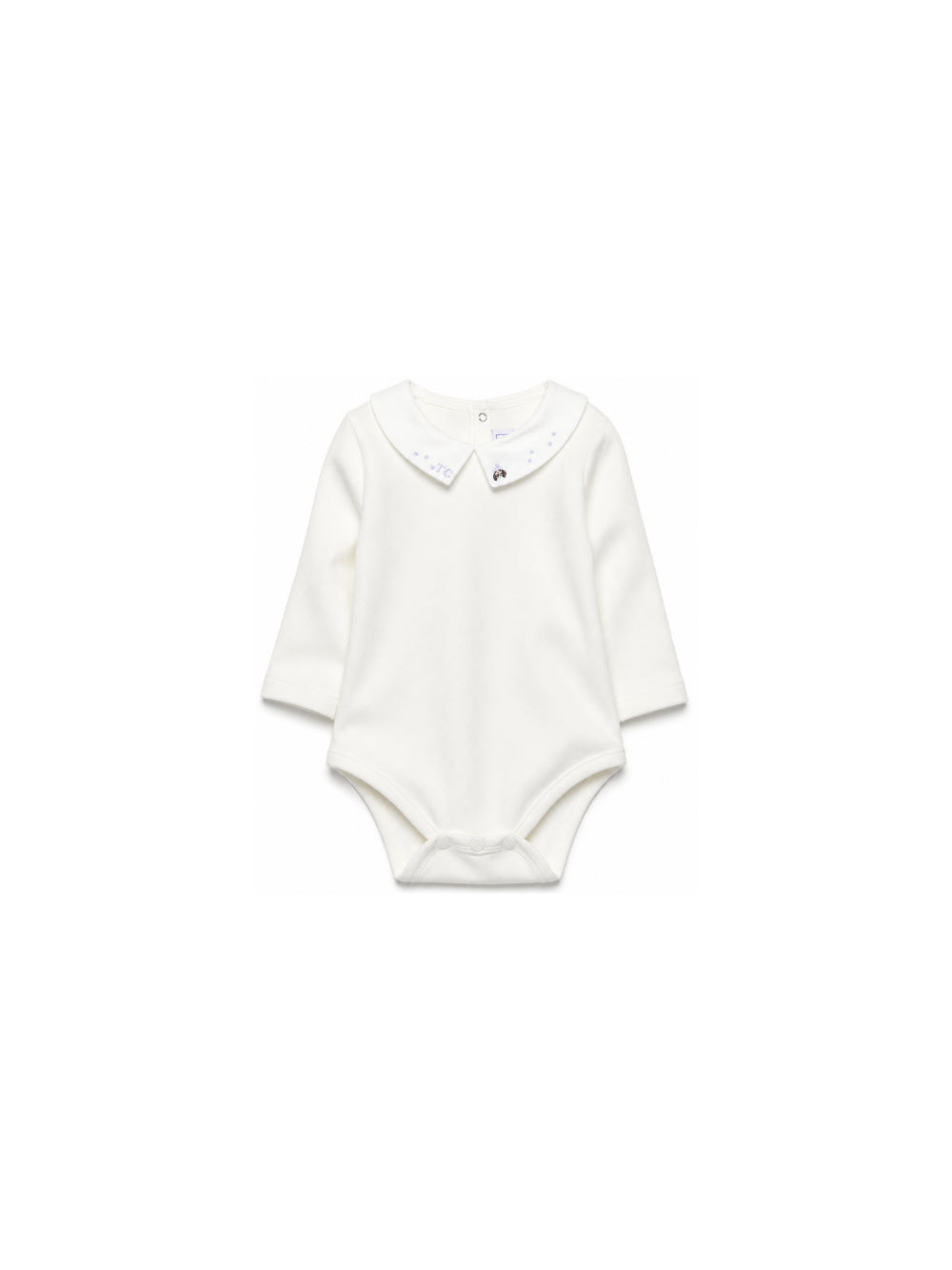 Tutina per neonato Tartine & Chocolat bianca con colletto ricamato CD11041 40 TArtine & Chocolat KIDS 