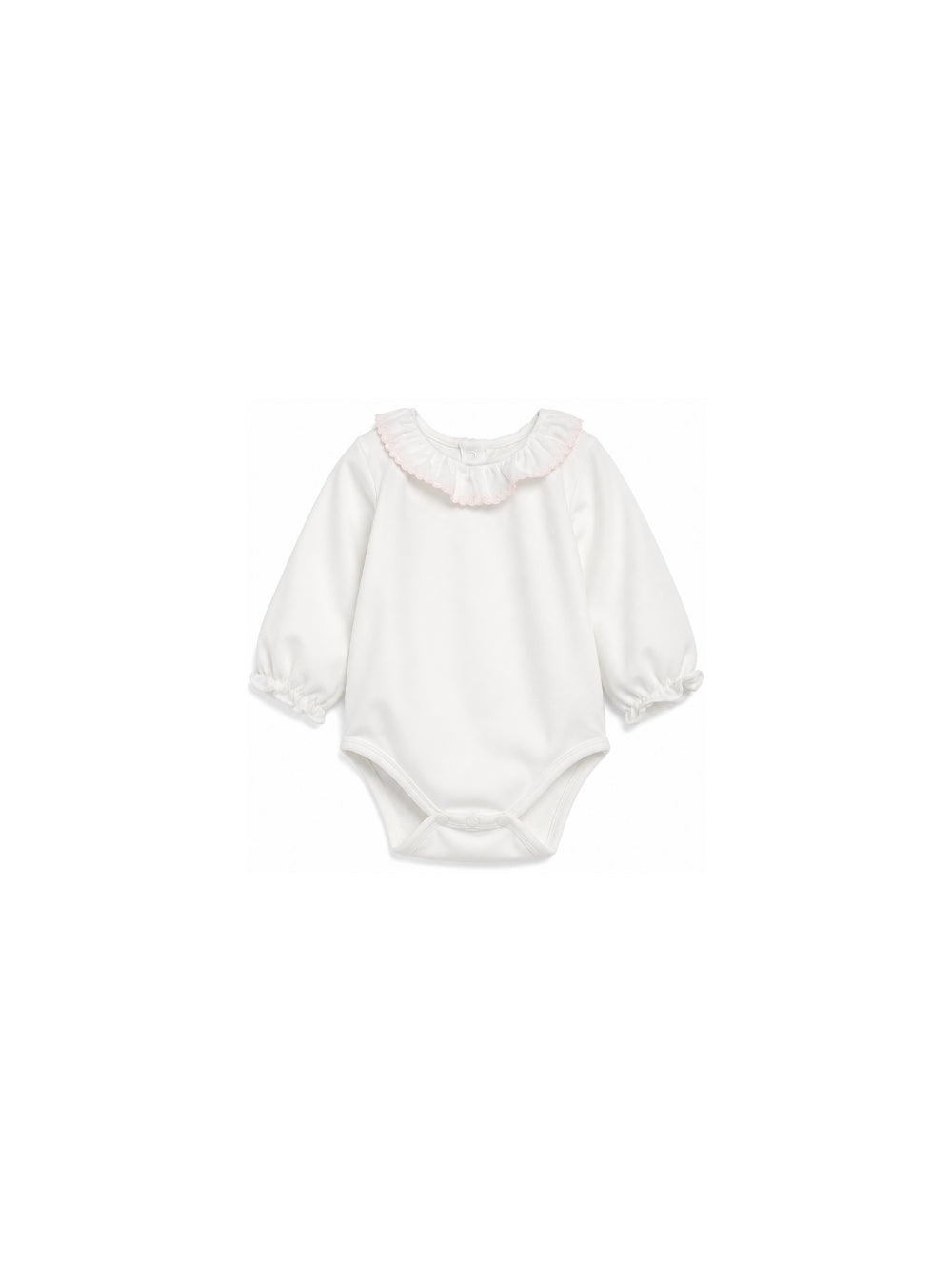 Tutina per neonata Tartine & Chocolat bianca con colletto ricamato CD11061 30 TArtine & Chocolat KIDS 