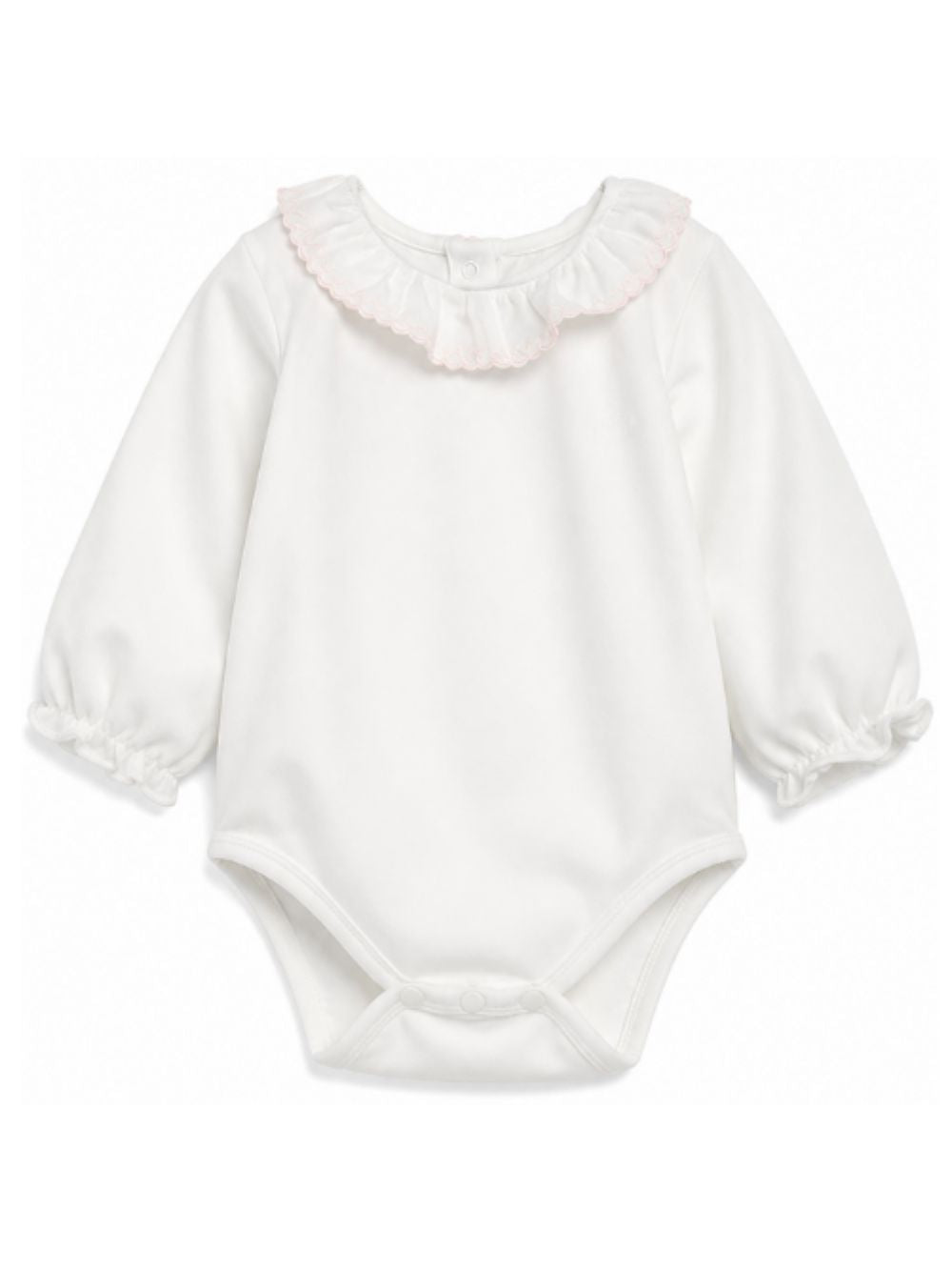 Tutina per neonata Tartine & Chocolat bianca con colletto ricamato CD11061 30 TArtine & Chocolat KIDS 