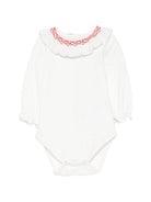 Tutina per neonata Tartine & Chocolat bianca con colletto ricamato CD11071 13 TArtine & Chocolat KIDS 