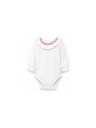 Tutina per neonata Tartine & Chocolat bianca con colletto ricamato CD11071 13 TArtine & Chocolat KIDS 