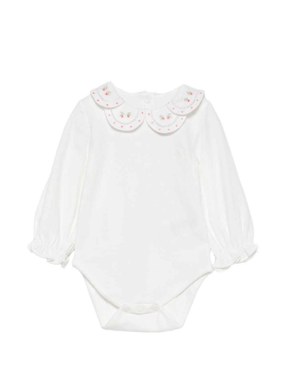 Tutina per neonata Tartine & Chocolat bianca con colletto ricamato CD11081 33 TArtine & Chocolat KIDS 