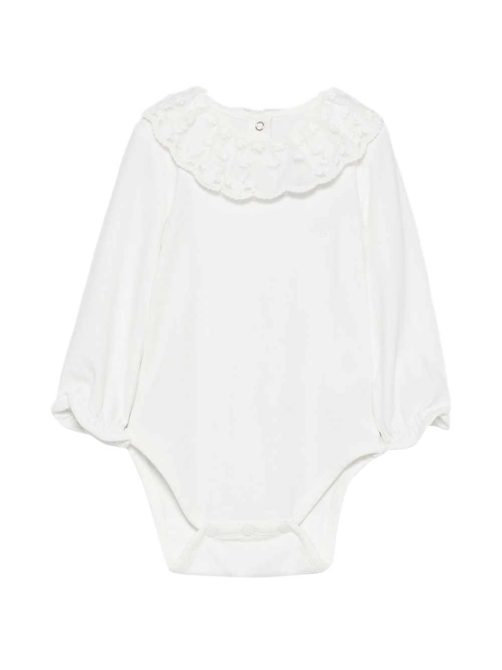 Tutina per neonata Tartine & Chocolat bianca con colletto ricamato CD11101 13 TArtine & Chocolat KIDS 