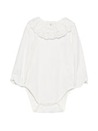 Tutina per neonata Tartine & Chocolat bianca con colletto ricamato CD11101 13 TArtine & Chocolat KIDS 