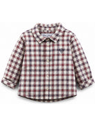 Camicia per neonato Tartine Et Chocolat multicolore a quadri con ricamo CD12031 13 TArtine & Chocolat KIDS 