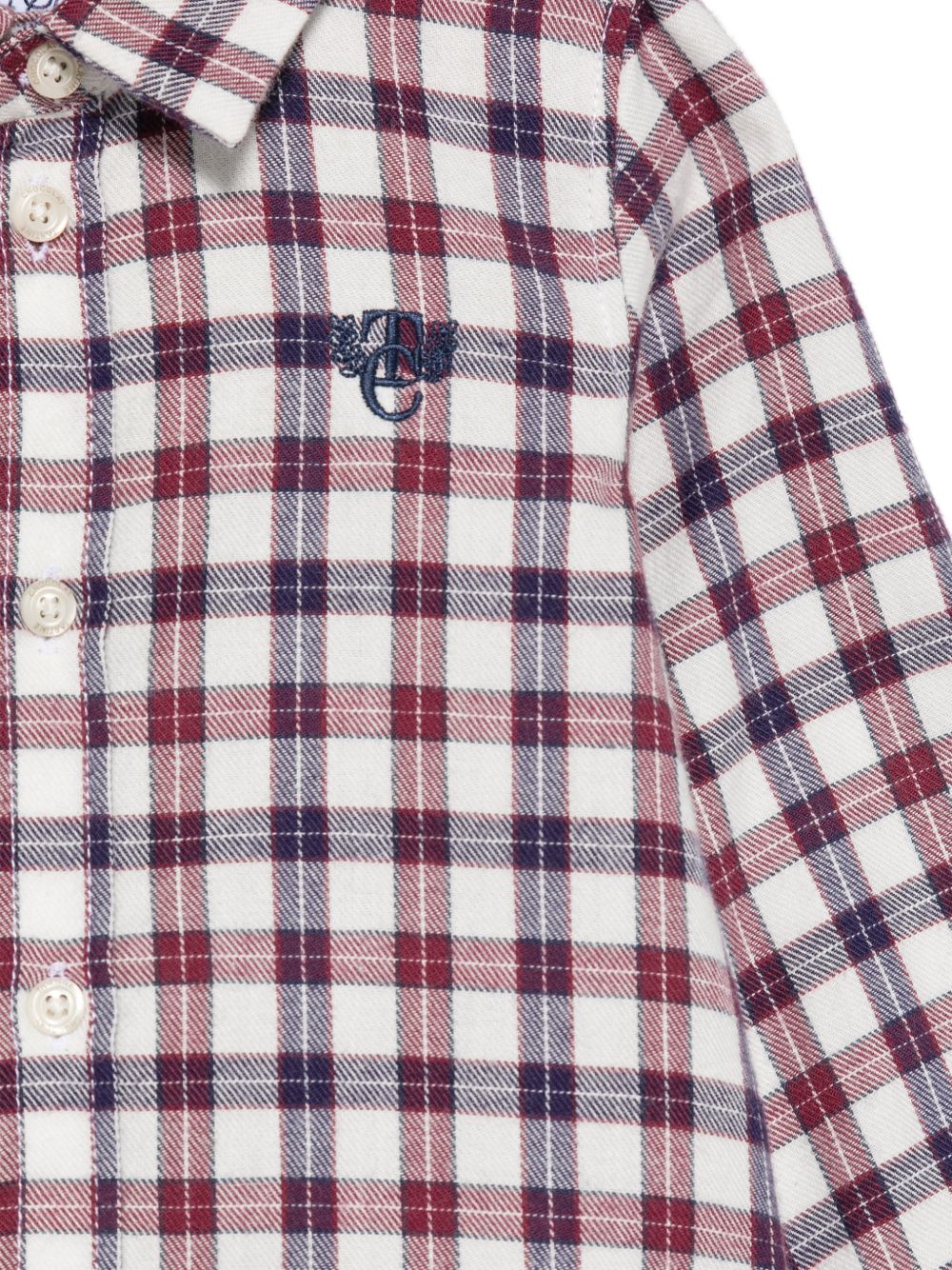 Camicia per neonato Tartine Et Chocolat multicolore a quadri con ricamo CD12031 13 TArtine & Chocolat KIDS 