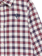 Camicia per neonato Tartine Et Chocolat multicolore a quadri con ricamo CD12031 13 TArtine & Chocolat KIDS 